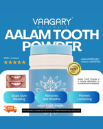 Serbuk Gigi Aalam - 100% Penjagaan Mulut Semulajadi Untuk Gusi Yang Lebih Kuat, Hentikan Pendarahan Gusi
