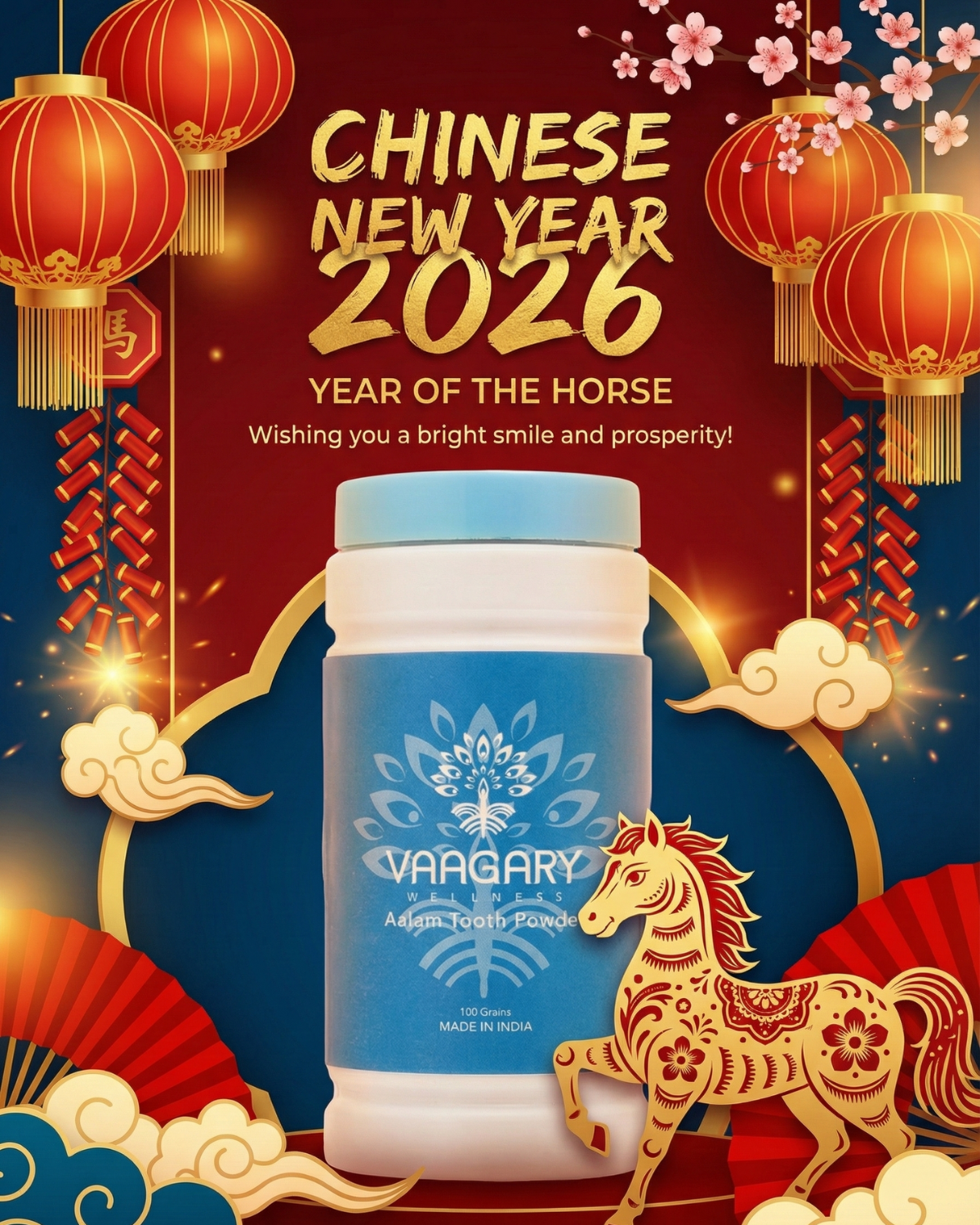 Aalam Tooth Powder - 100% Natural Oral Care For Stronger Gums, Stop Gum Bleeding