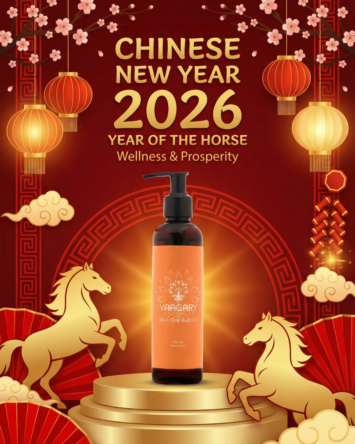 Vaagary Wellness All in One Bath Oil - For relaxing mind and body