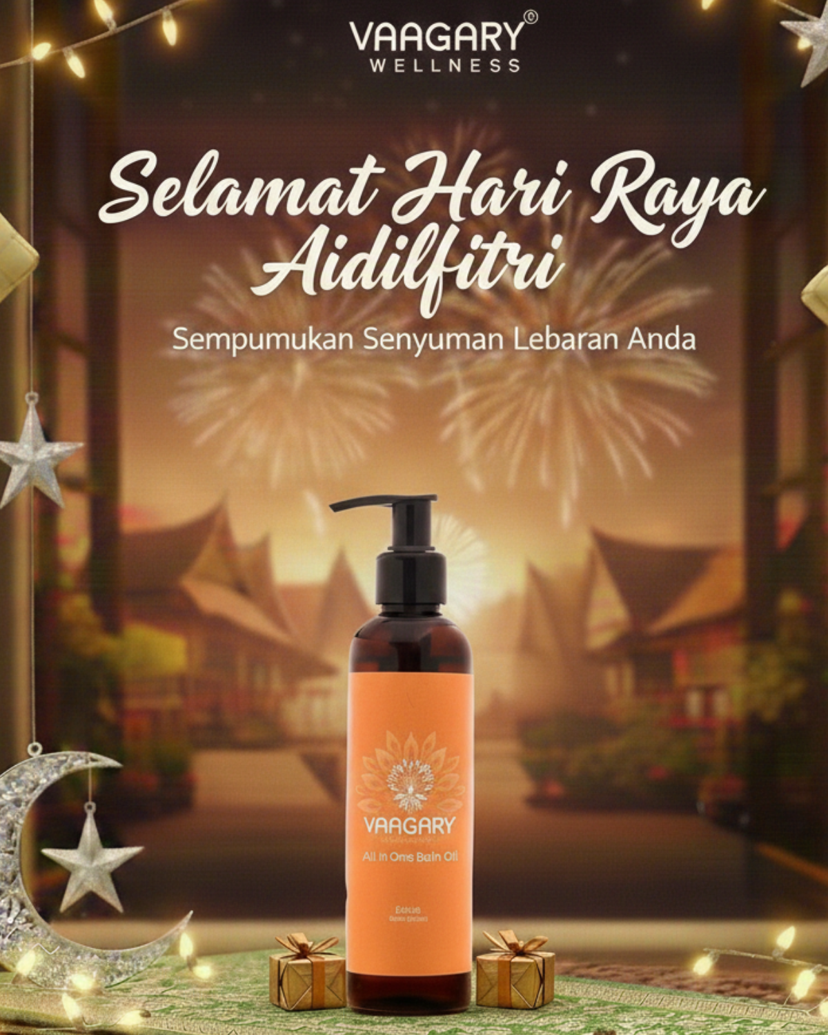 Vaagary Wellness All in One Bath Oil - For relaxing mind and body