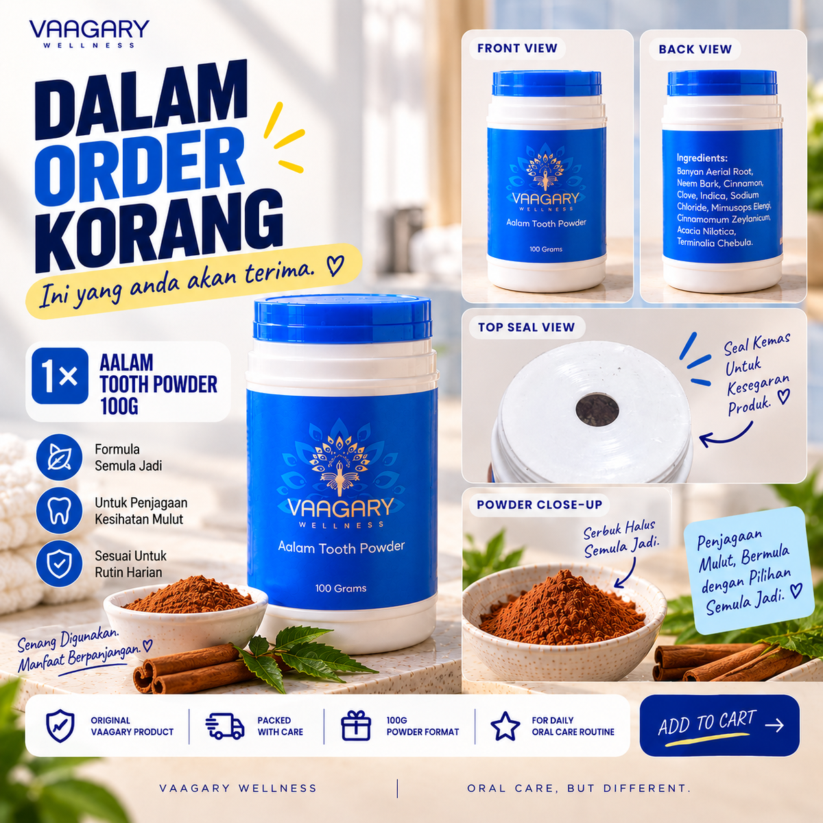 Aalam Tooth Powder