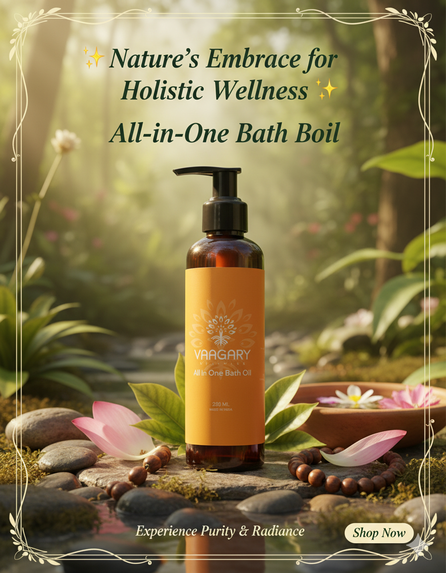 Vaagary Wellness All in One Bath Oil - For relaxing mind and body